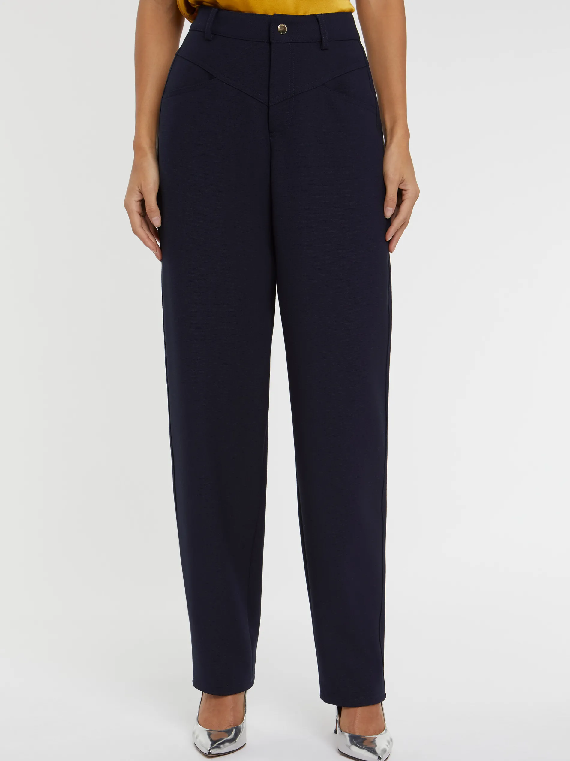 Paule Ka Pantalon Carotte En Maille Milano<Femme Pantalons Et Combinaisons