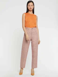 Paule Ka Pantalon Carotte En Tweed<Femme Pantalons Et Combinaisons