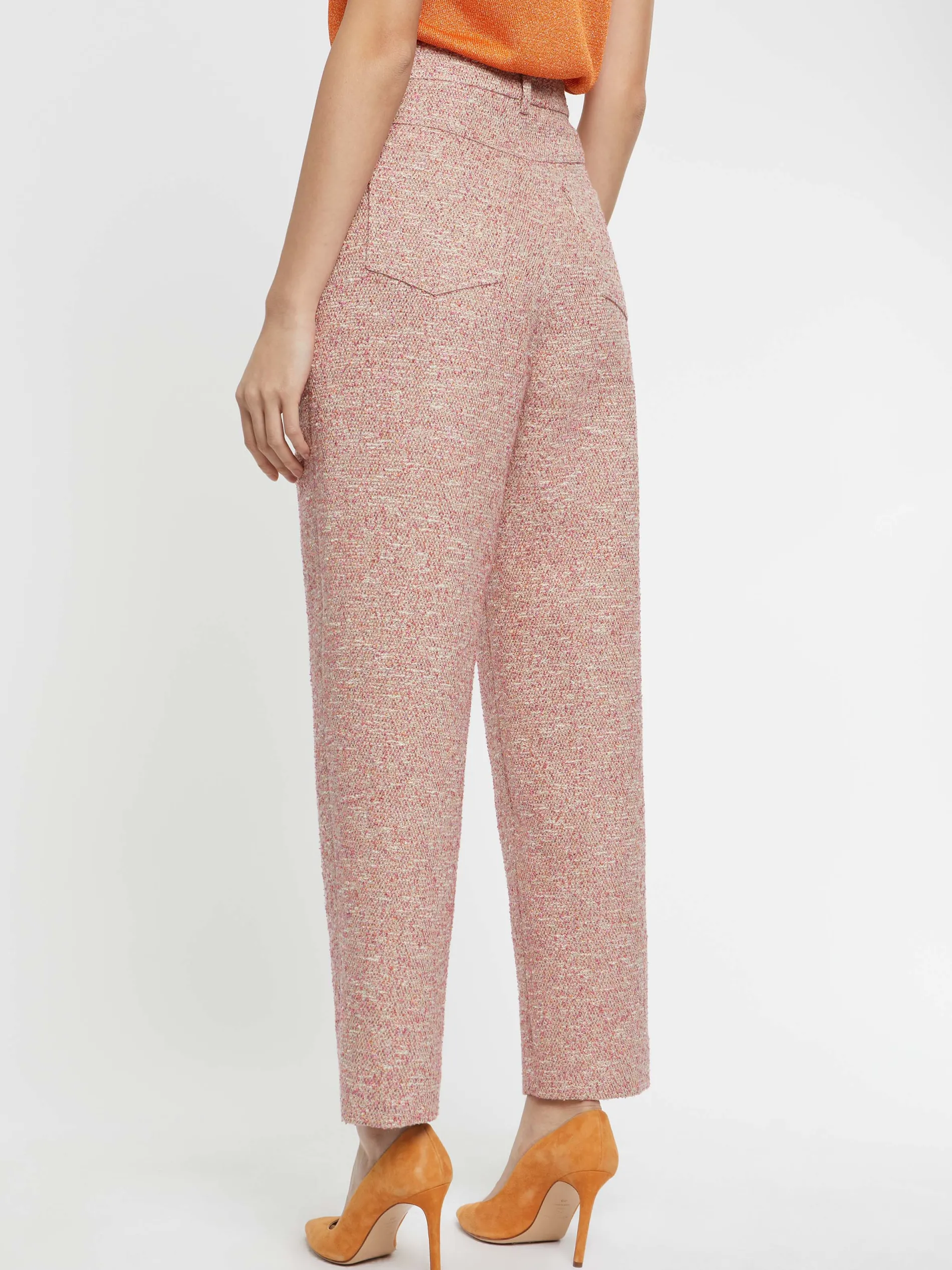 Paule Ka Pantalon Carotte En Tweed<Femme Pantalons Et Combinaisons