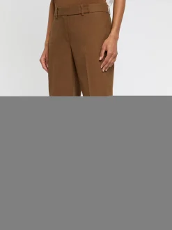 Paule Ka Pantalon Cigarette En Gabardine De Coton<Femme Pantalons Et Combinaisons
