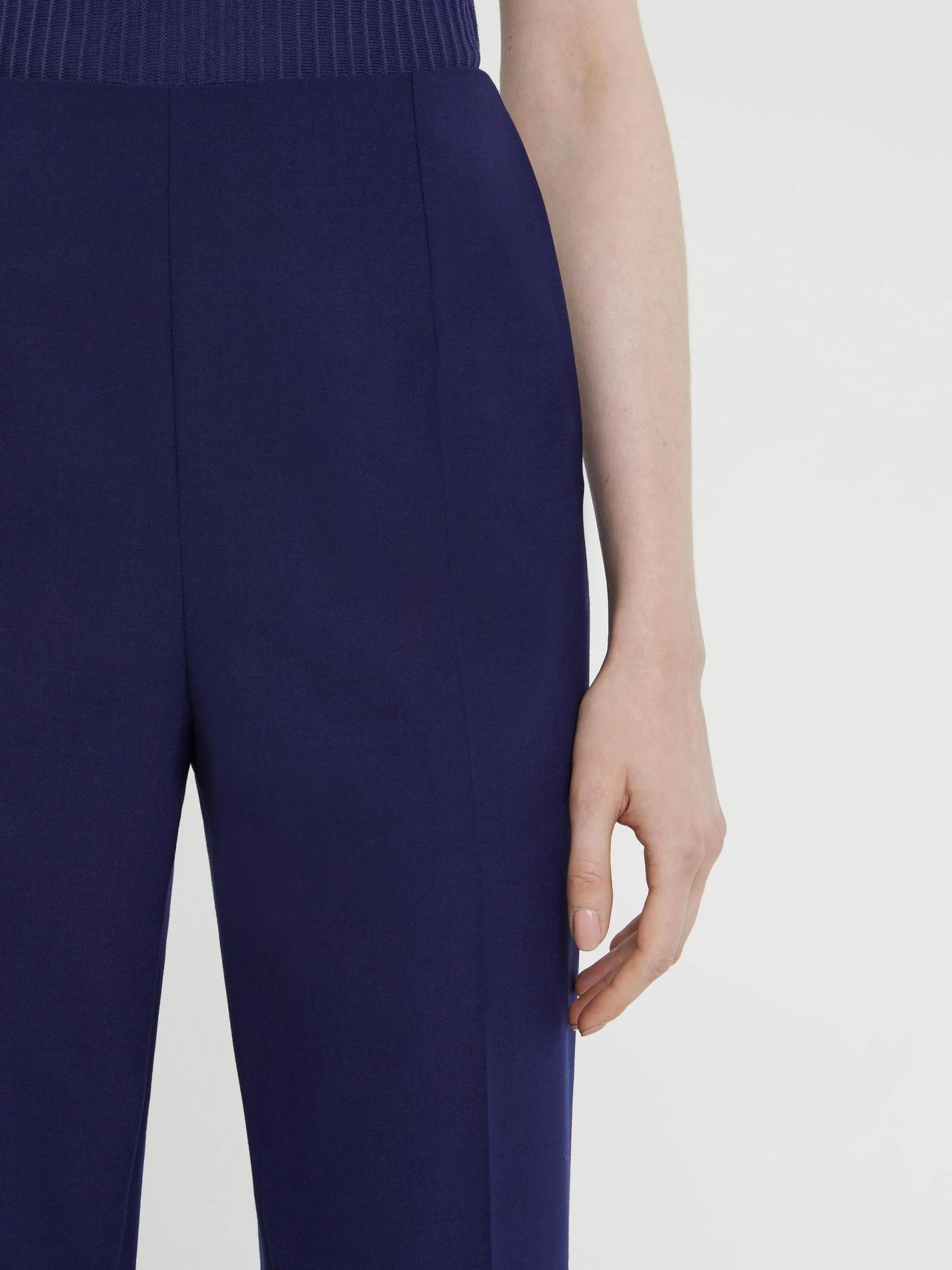 Paule Ka Pantalon Cigarette En Laine Fine<Femme Pantalons Et Combinaisons