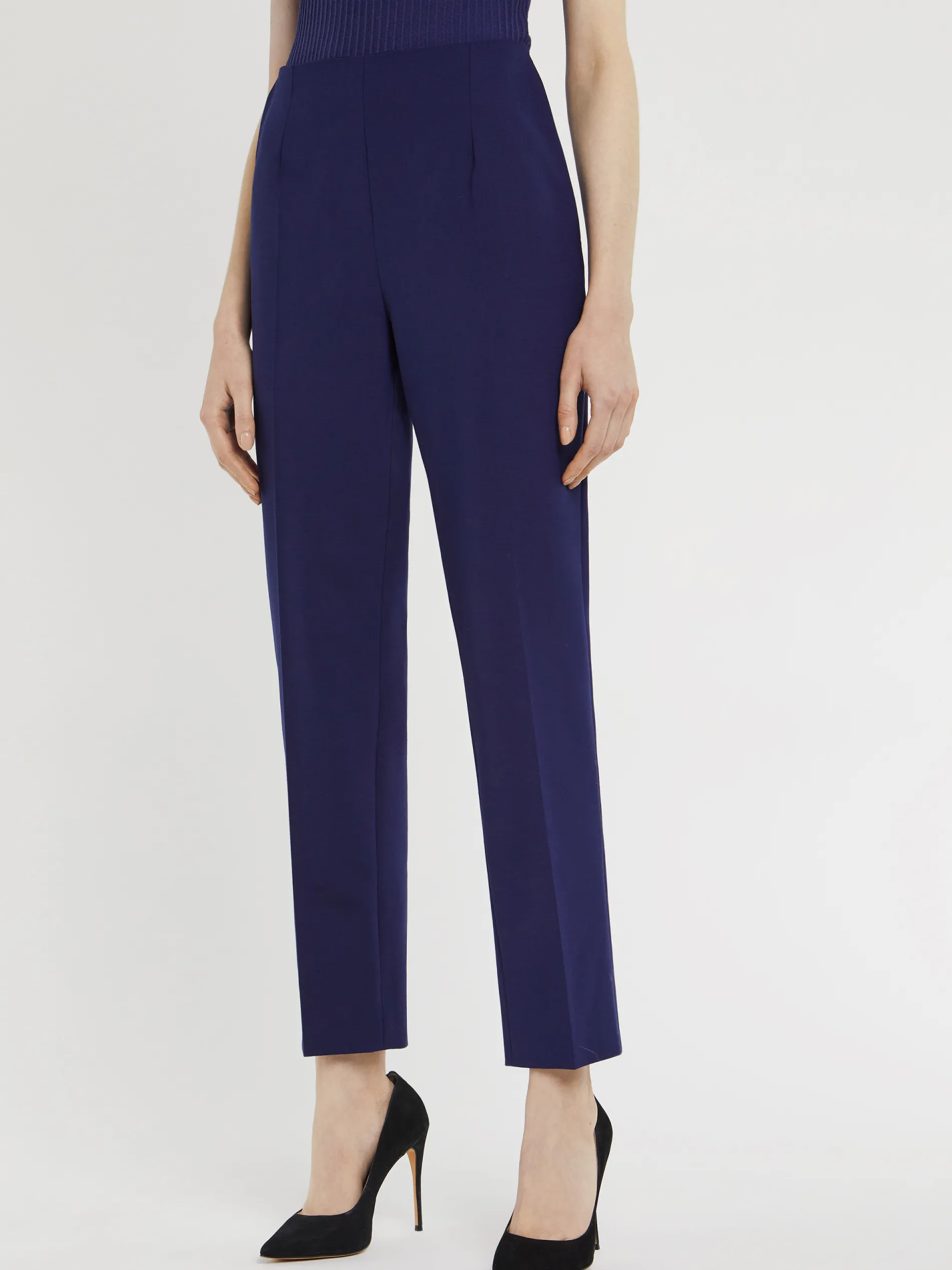 Paule Ka Pantalon Cigarette En Laine Fine<Femme Pantalons Et Combinaisons