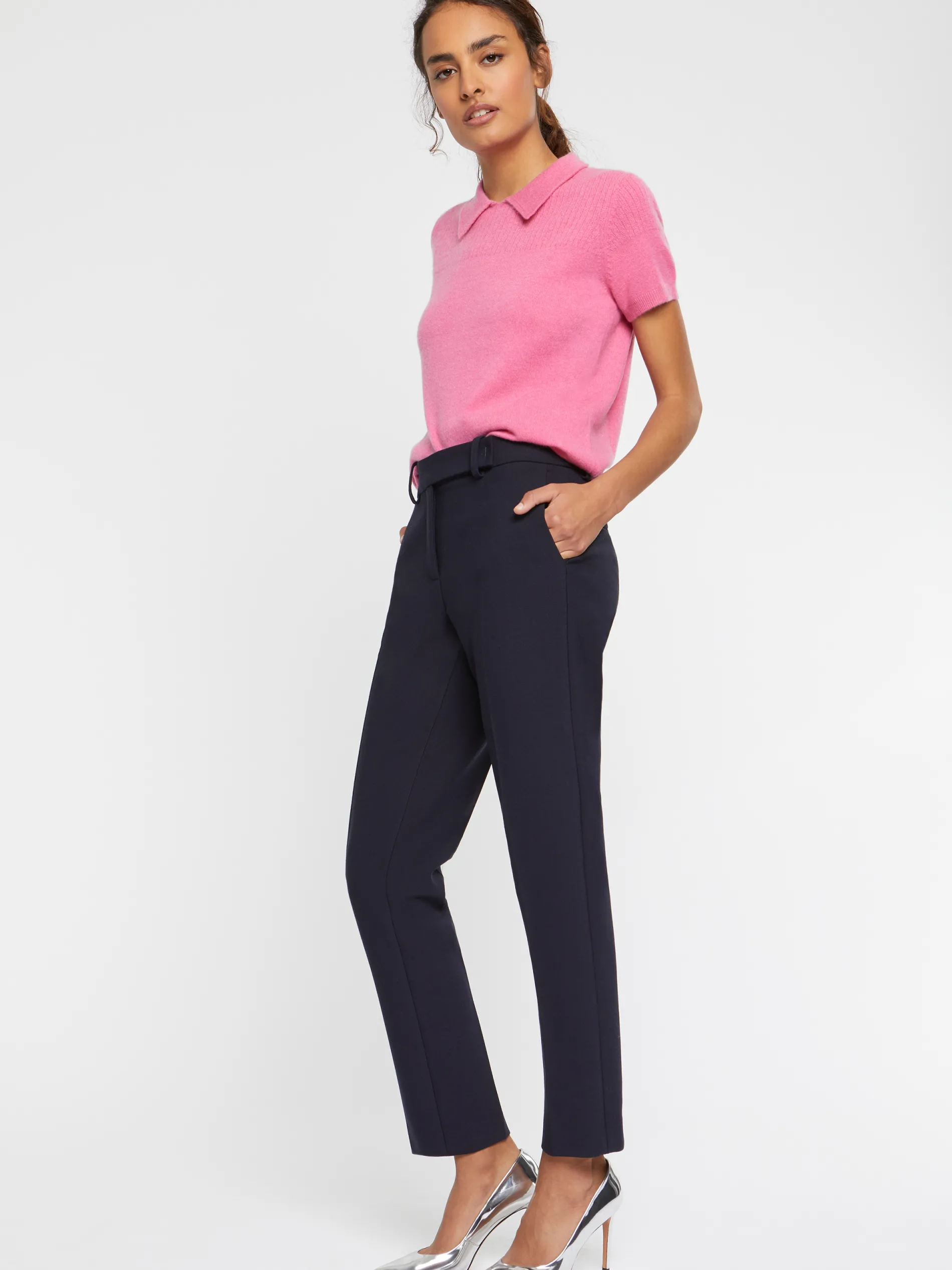 Paule Ka Pantalon Cigarette En Tricotine Stretch<Femme Pantalons Et Combinaisons