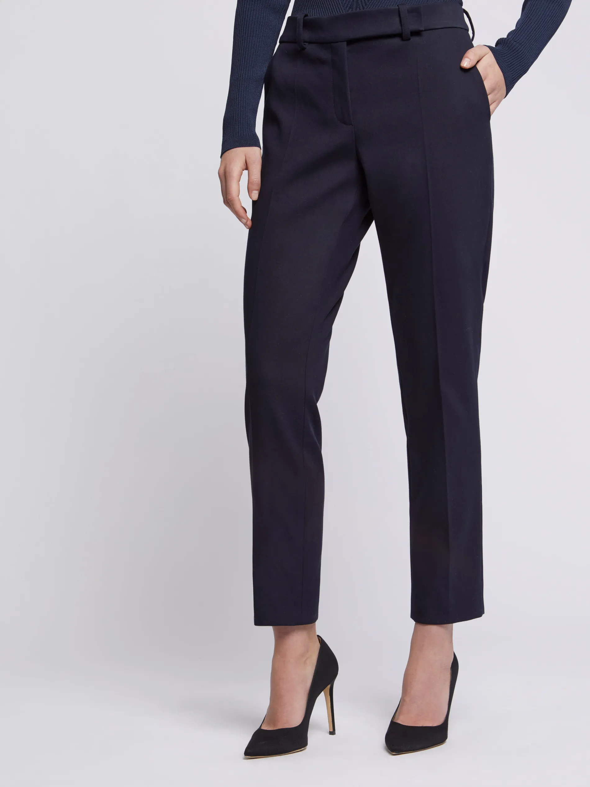 Paule Ka Pantalon Cigarette En Tricotine Stretch<Femme Pantalons Et Combinaisons