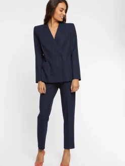 Paule Ka Pantalon Cigarette Raye<Femme Pantalons Et Combinaisons