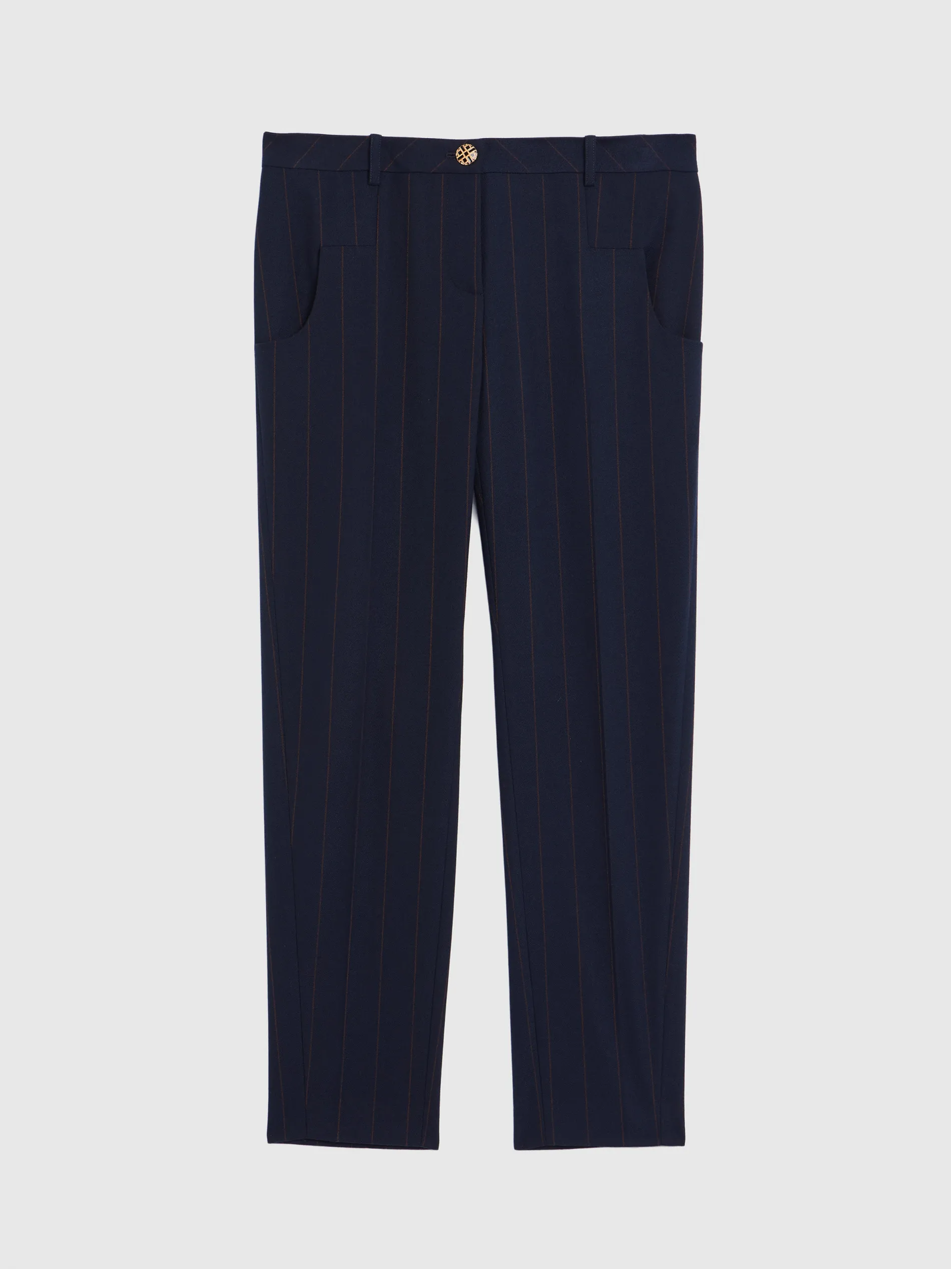 Paule Ka Pantalon Cigarette Raye<Femme Pantalons Et Combinaisons