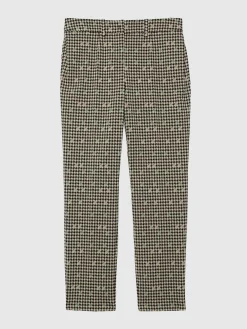 Paule Ka Pantalon Droit A Motif Pied-De-Coq<Femme Pantalons Et Combinaisons