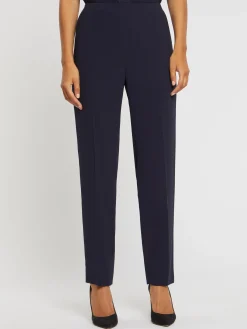 Paule Ka Pantalon Droit En Crepe Envers Satin<Femme Pantalons Et Combinaisons