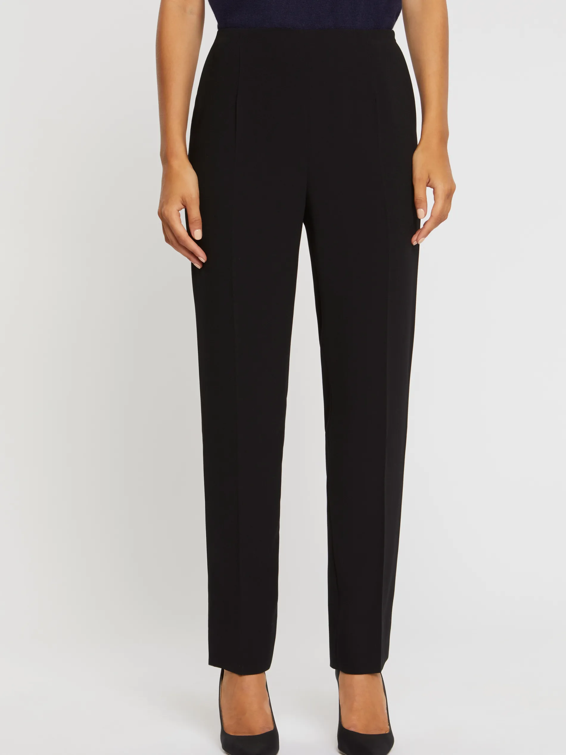 Paule Ka Pantalon Droit En Crepe Envers Satin<Femme Pantalons Et Combinaisons