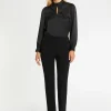 Paule Ka Pantalon Droit En Tissu Crepe<Femme Pantalons Et Combinaisons