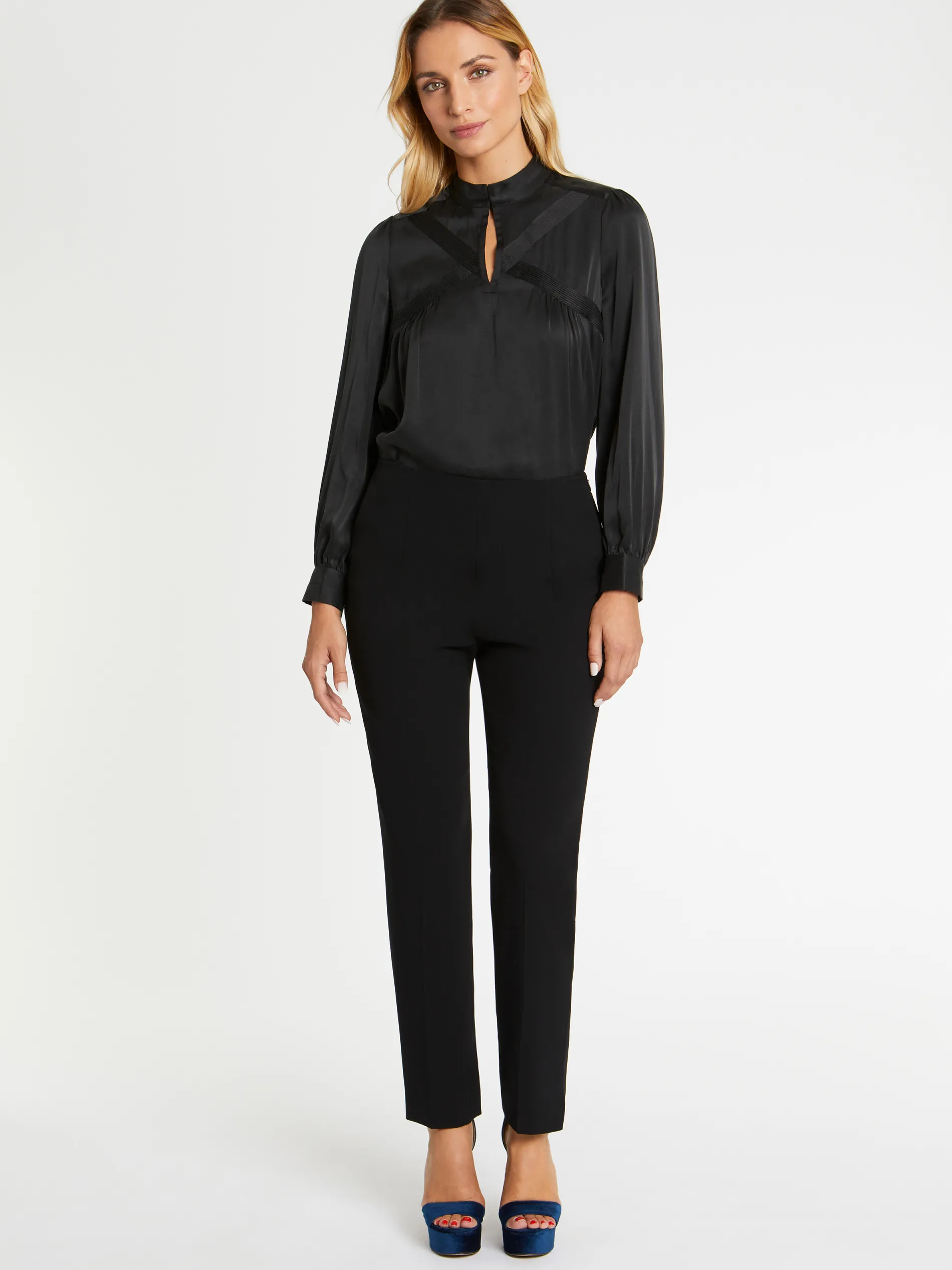 Paule Ka Pantalon Droit En Tissu Crepe<Femme Pantalons Et Combinaisons
