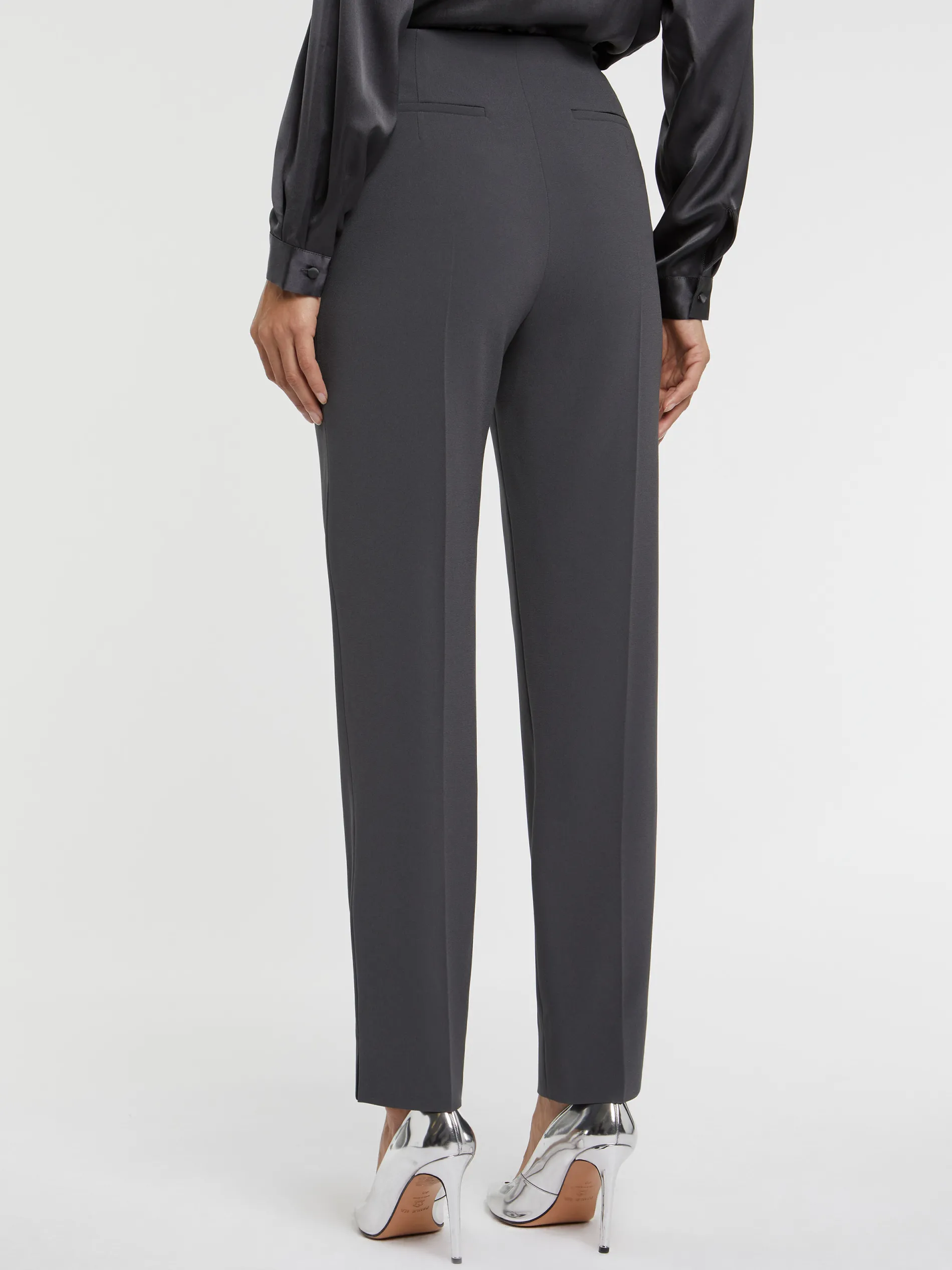 Paule Ka Pantalon Droit En Tissu Crepe<Femme Pantalons Et Combinaisons