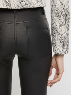 Paule Ka Pantalon Evase En Cuir D'Agneau Stretch<Femme Pantalons Et Combinaisons
