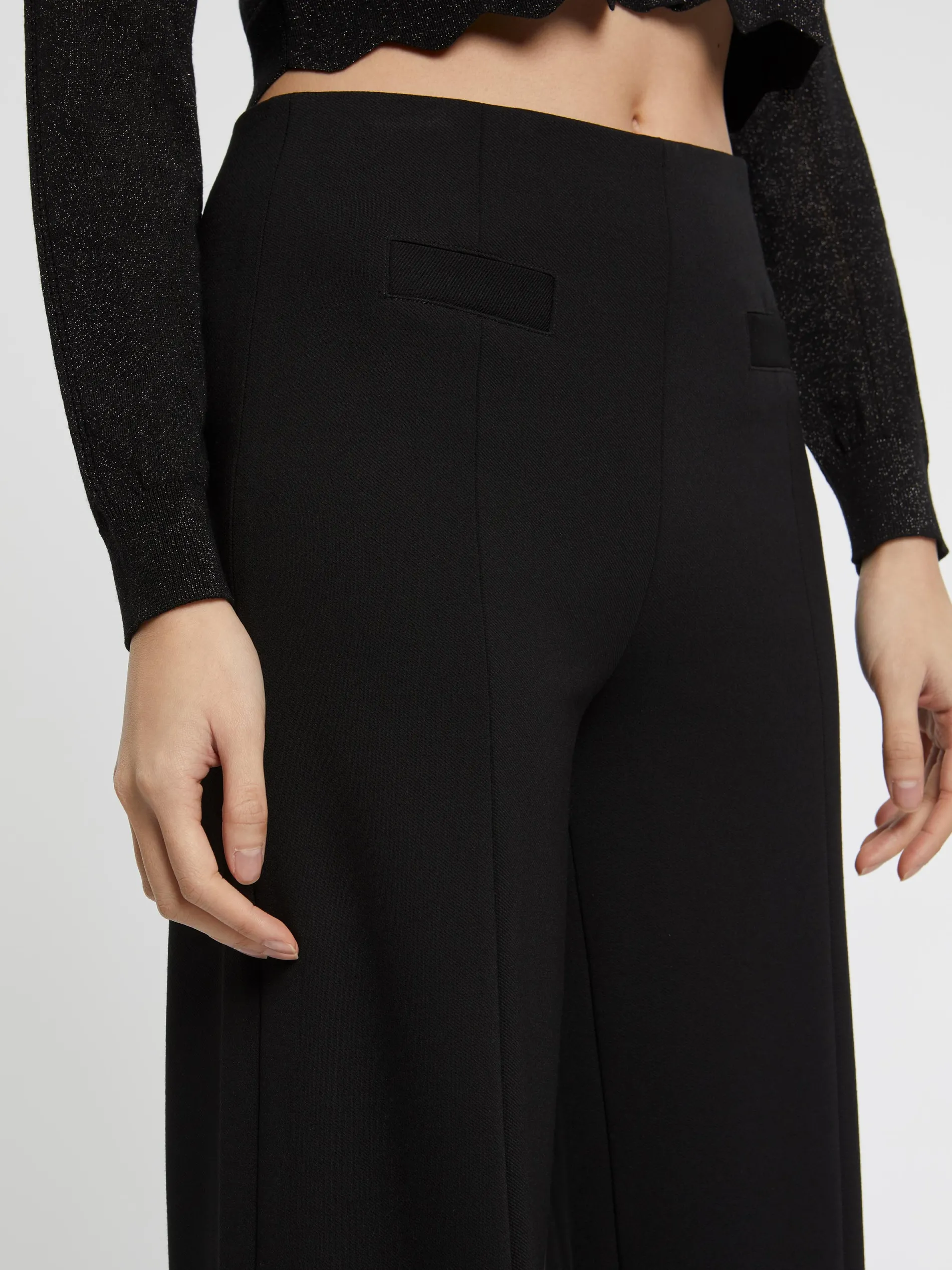 Paule Ka Pantalon Fendu Coupe Flare En Jersey<Femme Pantalons Et Combinaisons