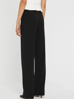 Paule Ka Pantalon Fluide En Crepe Envers Satin<Femme Pantalons Et Combinaisons