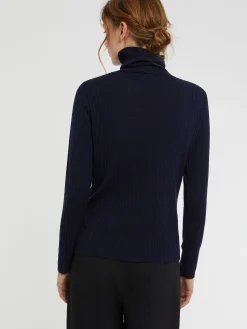 Paule Ka Pull Col Roule En Laine En Maille Cotelee<Femme Pulls Et Cardigans