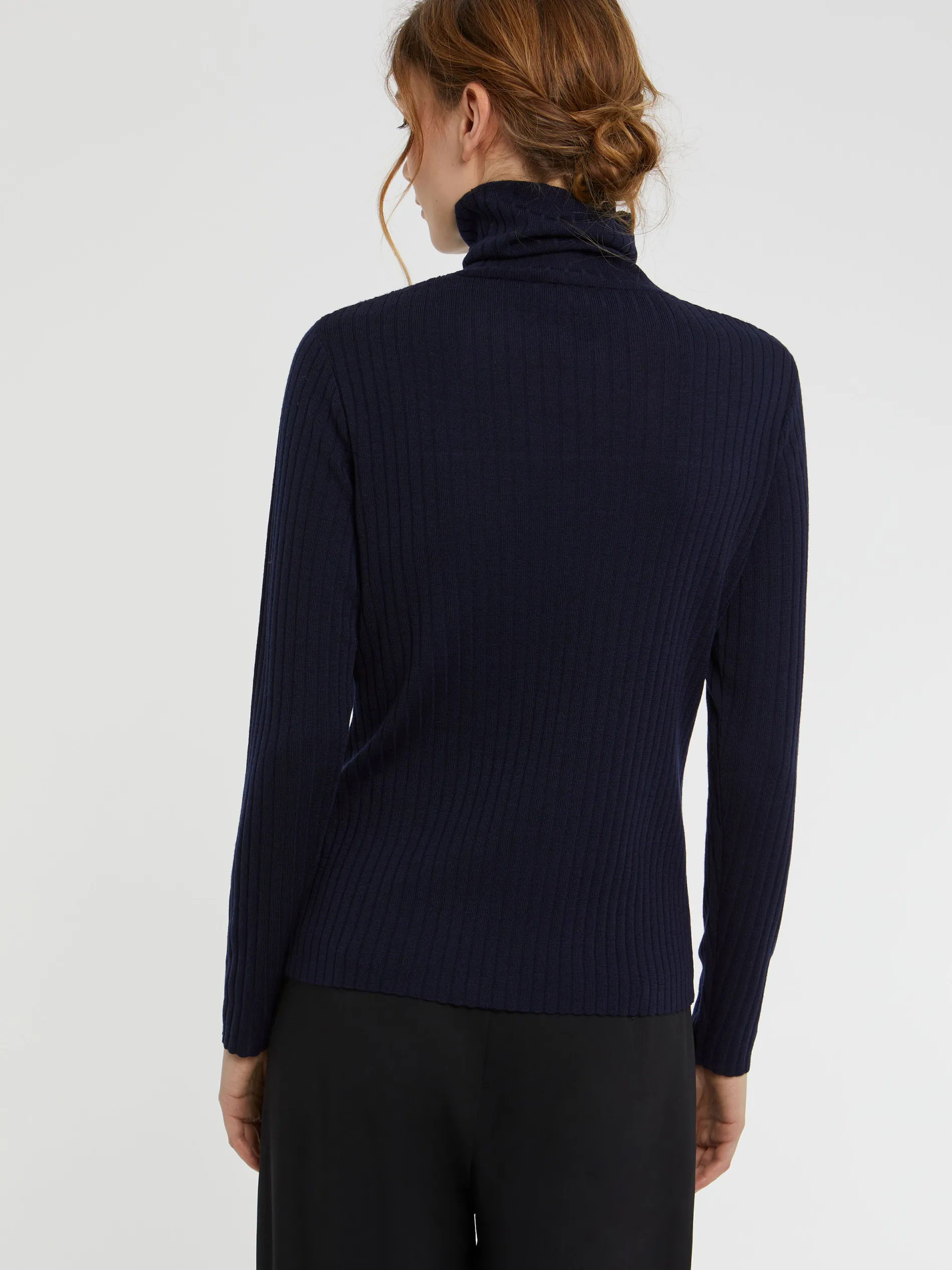 Paule Ka Pull Col Roule En Laine En Maille Cotelee<Femme Pulls Et Cardigans