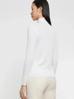 Paule Ka Pull Col Roule En Laine En Maille Cotelee<Femme Pulls Et Cardigans