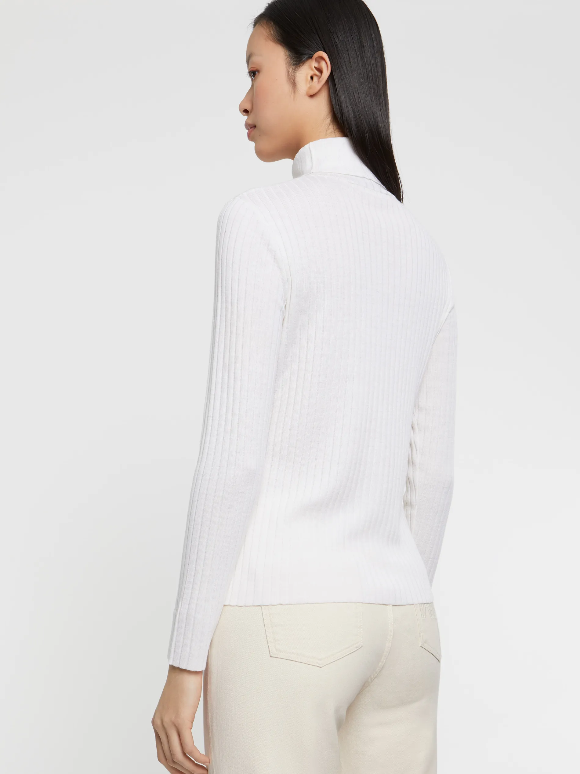 Paule Ka Pull Col Roule En Laine En Maille Cotelee<Femme Pulls Et Cardigans