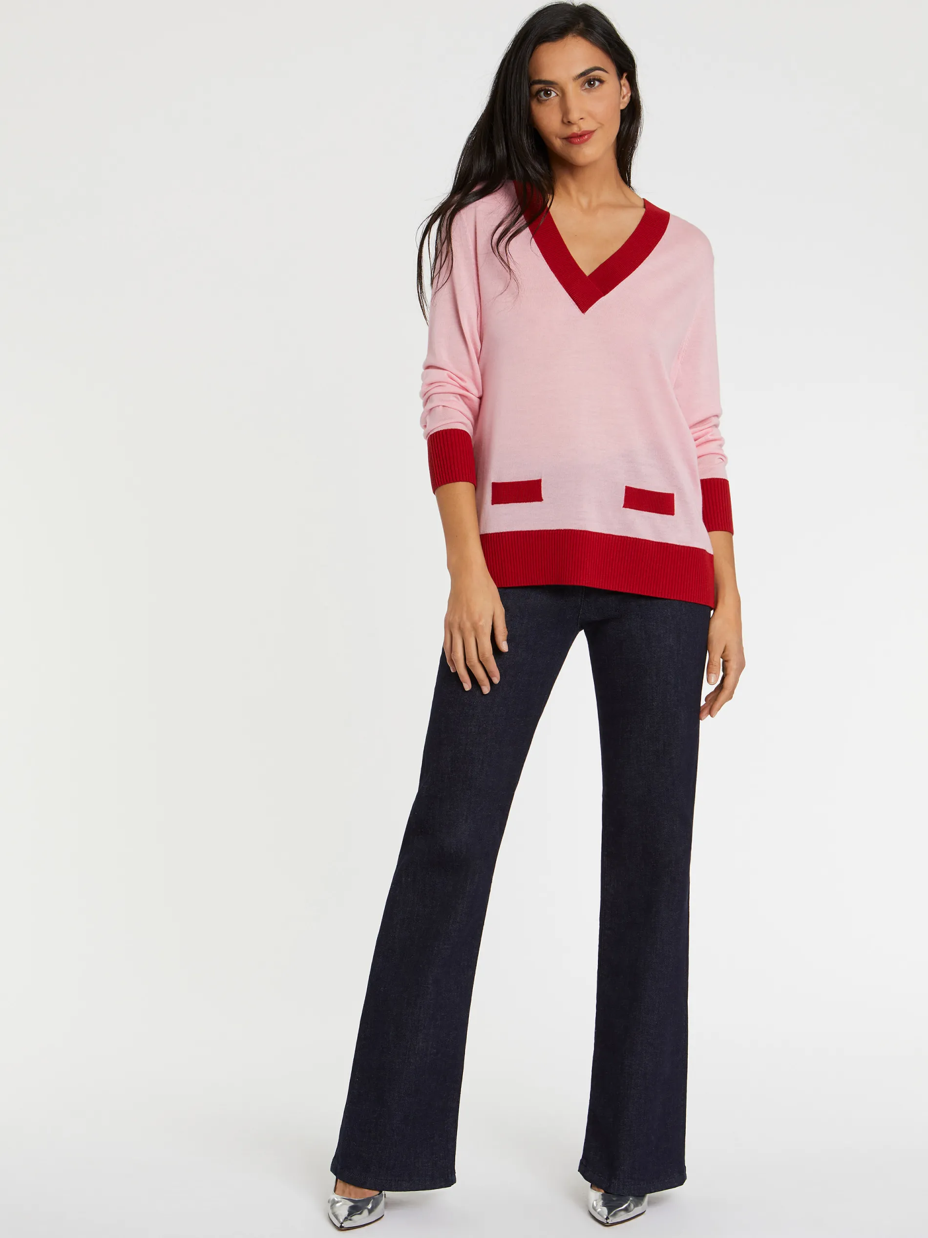 Paule Ka Pull Col V En Laine Merinos<Femme Pulls Et Cardigans