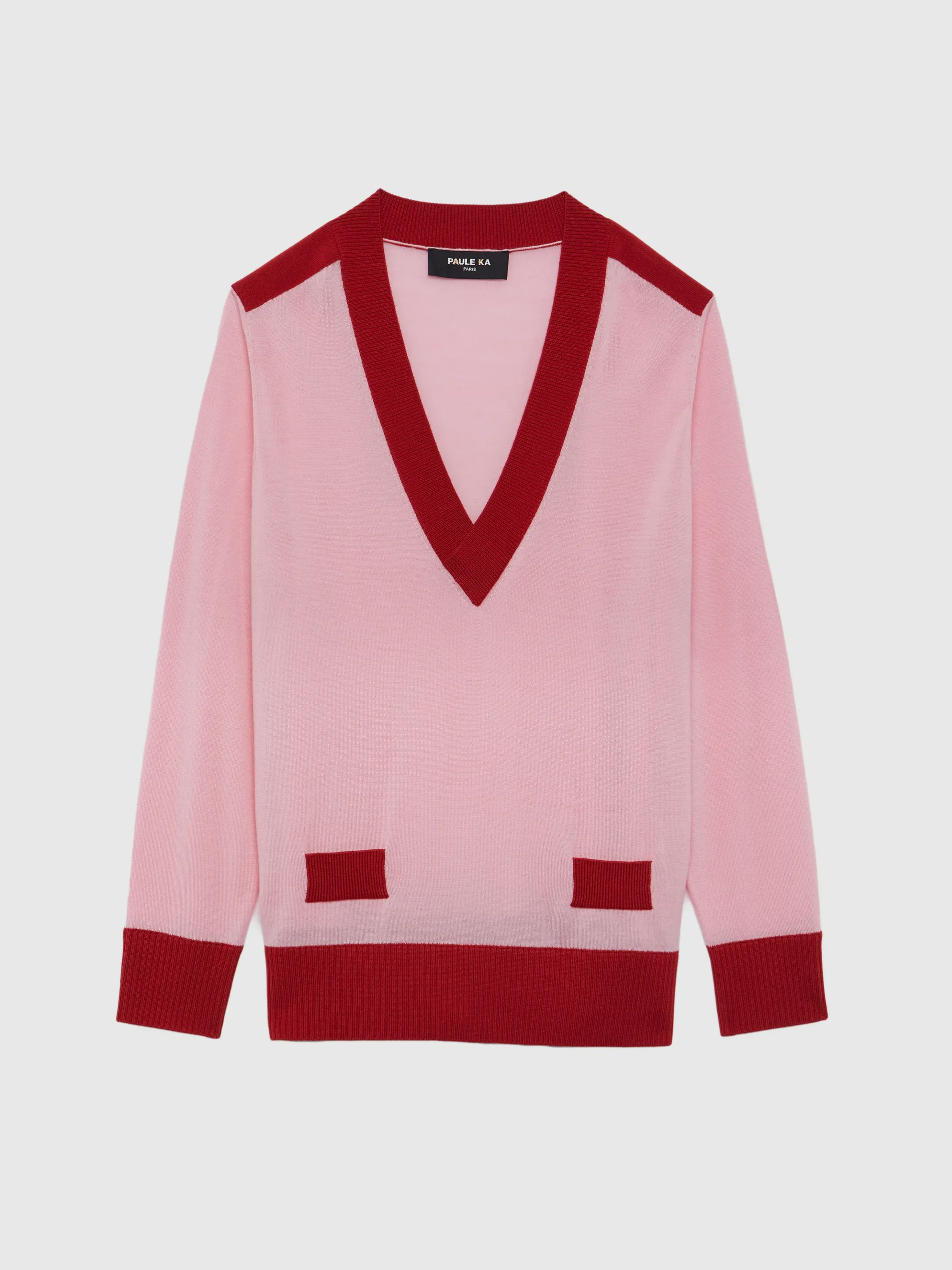 Paule Ka Pull Col V En Laine Merinos<Femme Pulls Et Cardigans