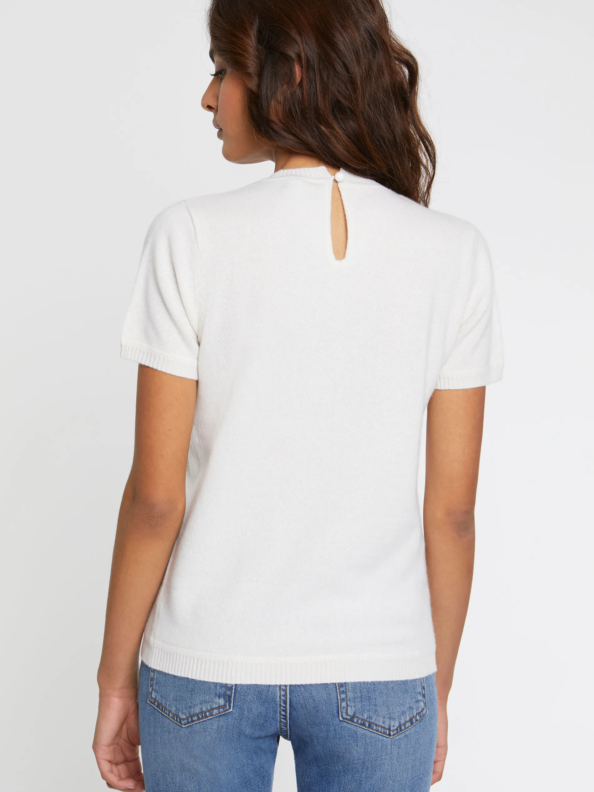 Paule Ka Pull Manches Courtes En Cachemire<Femme Pulls Et Cardigans