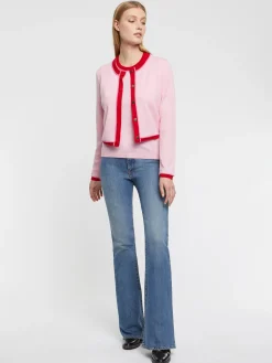 Paule Ka Pull Manches Courtes En Laine Et Cachemire<Femme Pulls Et Cardigans