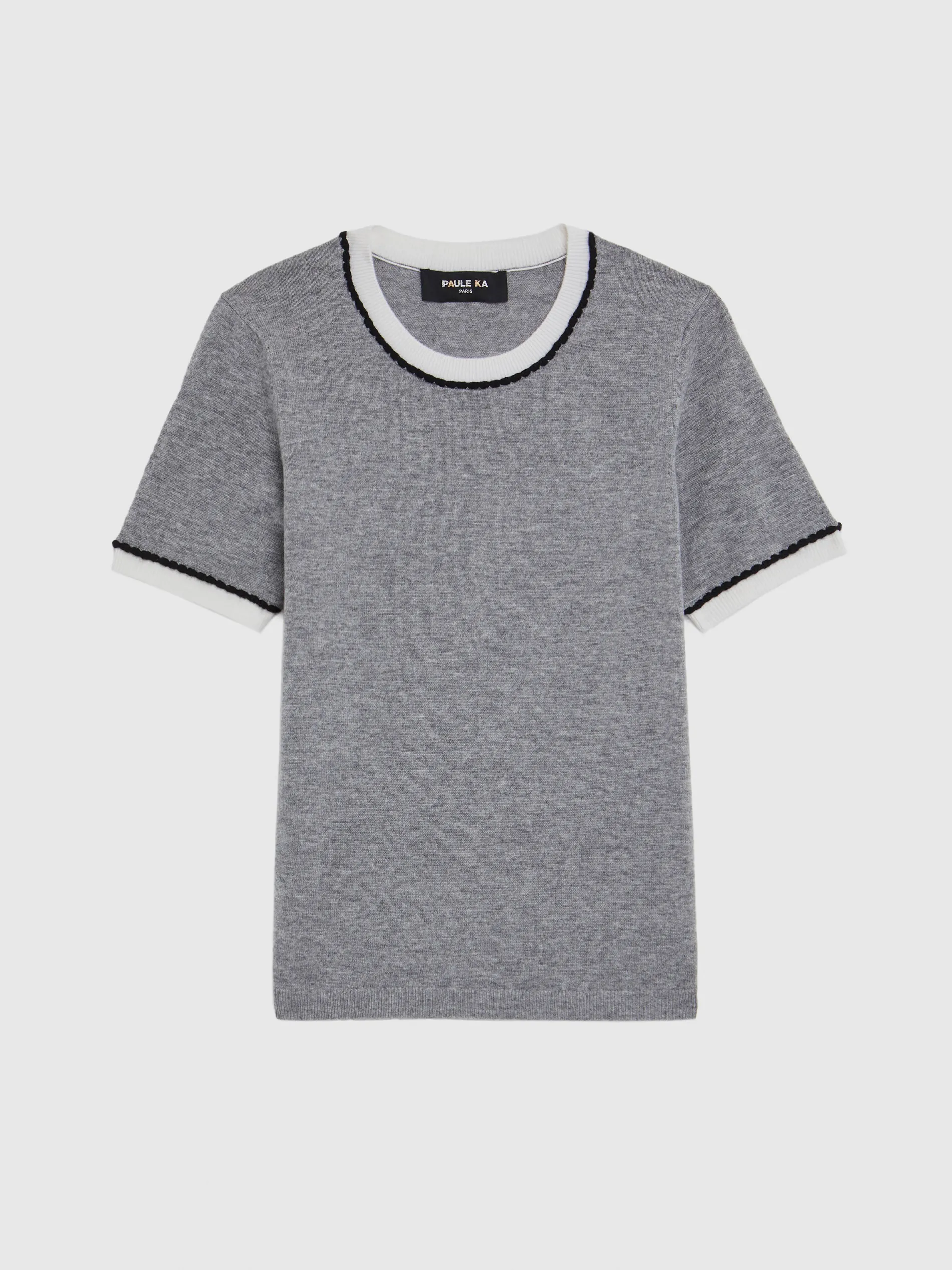 Paule Ka Pull Manches Courtes En Laine Et Cachemire<Femme Pulls Et Cardigans