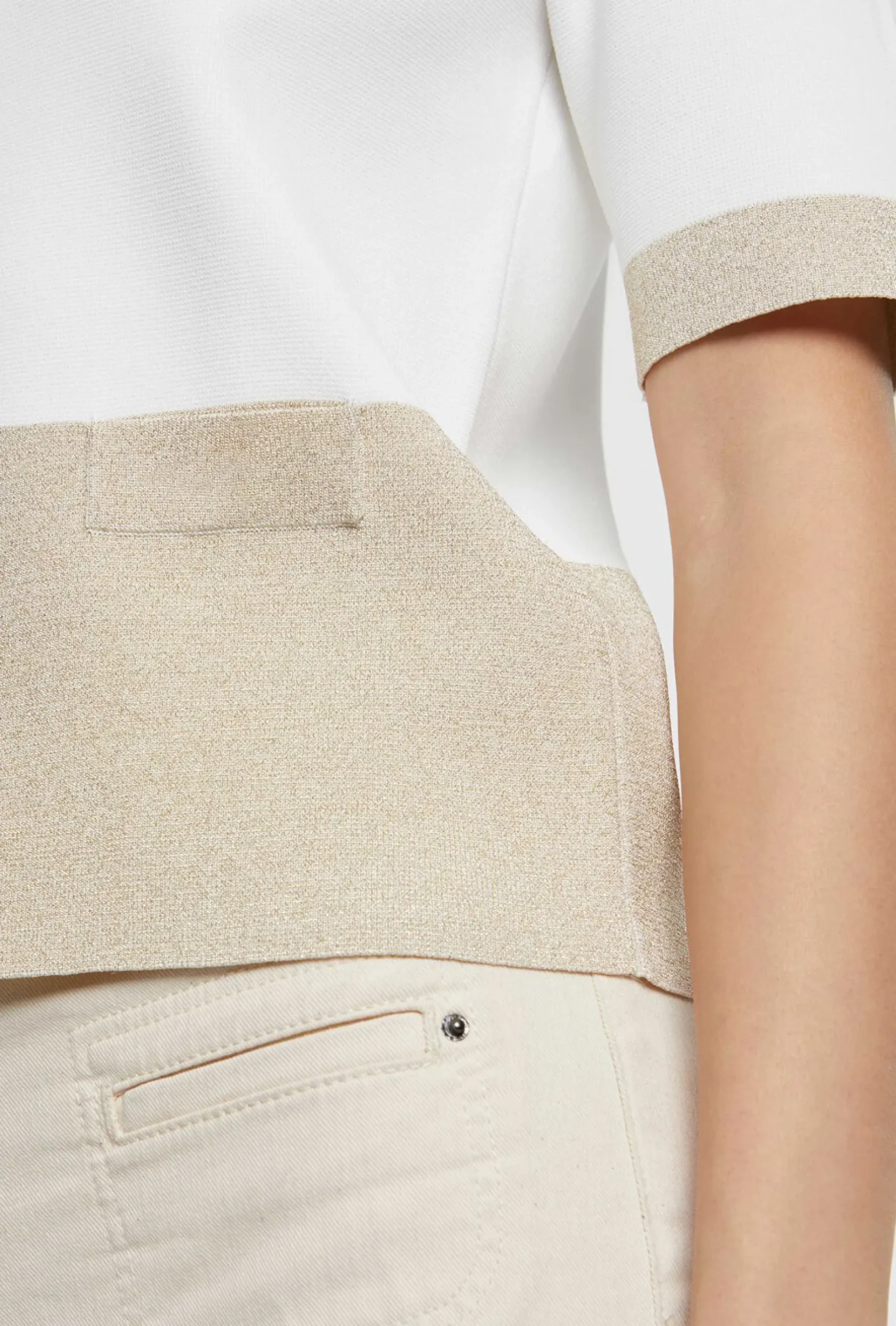 Paule Ka Pull Manches Courtes En Maille Milano Et Lurex<Femme Pulls Et Cardigans