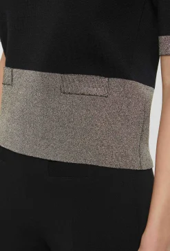 Paule Ka Pull Manches Courtes En Maille Milano Et Lurex<Femme Pulls Et Cardigans