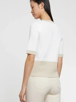 Paule Ka Pull Manches Courtes En Maille Milano Et Lurex<Femme Pulls Et Cardigans