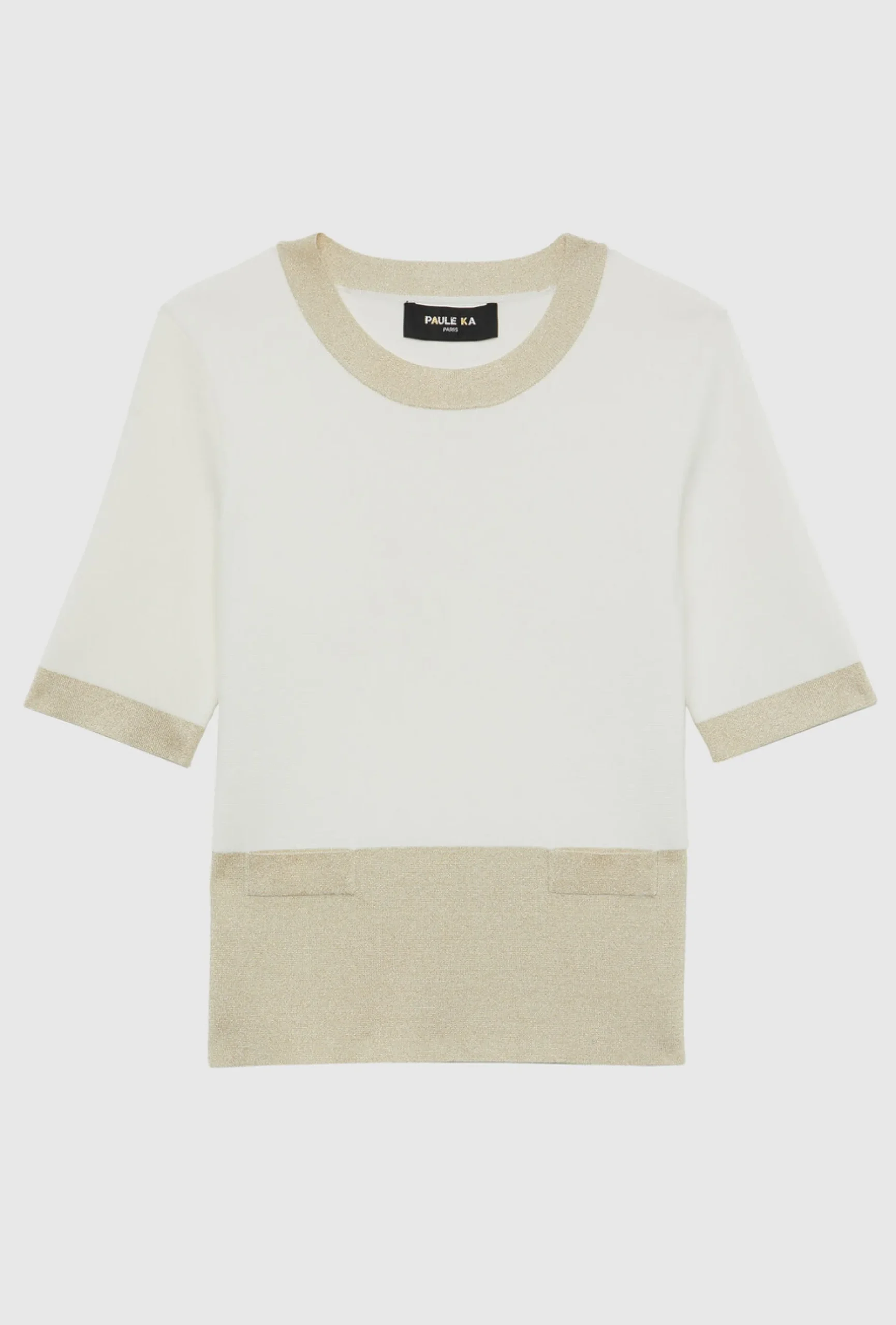Paule Ka Pull Manches Courtes En Maille Milano Et Lurex<Femme Pulls Et Cardigans