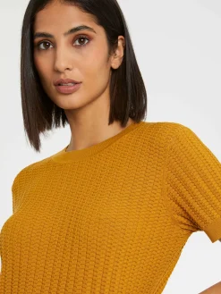 Paule Ka Pull Manches Courtes En Point Fantaisie<Femme Pulls Et Cardigans