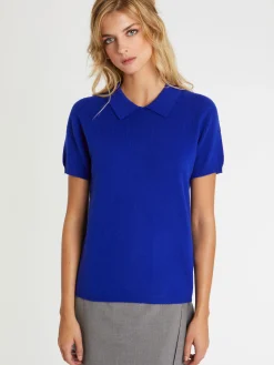 Paule Ka Pull Polo Manches Courtes En Cachemire<Femme Pulls Et Cardigans