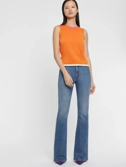 Paule Ka Pull Sans Manche En Soie<Femme Pulls Et Cardigans