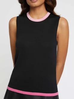 Paule Ka Pull Sans Manche En Soie<Femme Pulls Et Cardigans