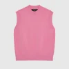 Paule Ka Pull Sans Manches En Viscose<Femme Pulls Et Cardigans