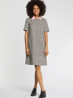 Paule Ka Robe A Col A Motif Pied-De-Coq<Femme Robes