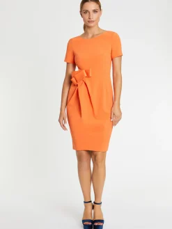 Paule Ka Robe A Noeud En Crepe Envers Satin<Femme Robes