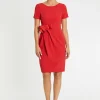 Paule Ka Robe A Noeud En Crepe Envers Satin<Femme Robes