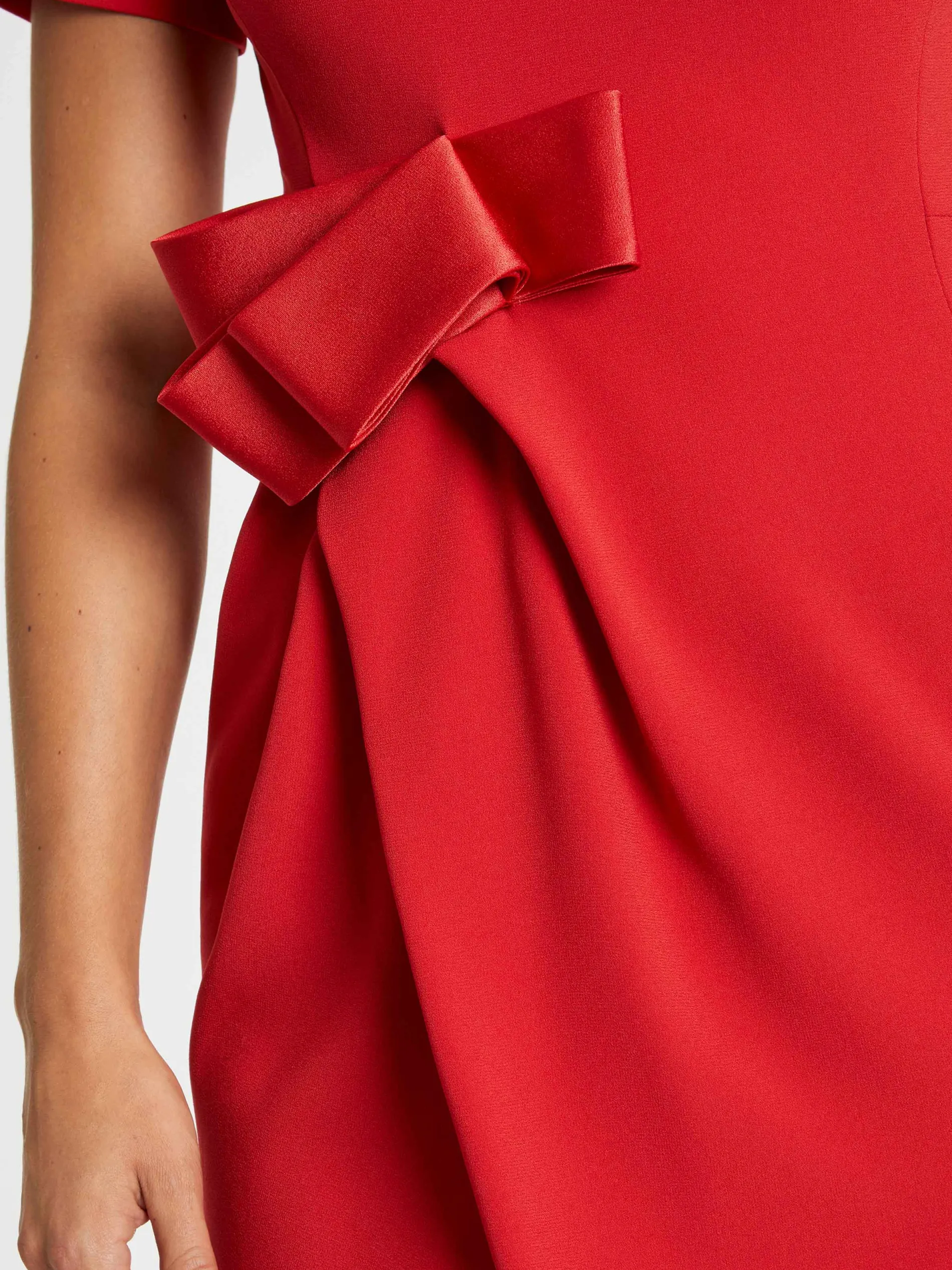 Paule Ka Robe A Noeud En Crepe Envers Satin<Femme Robes