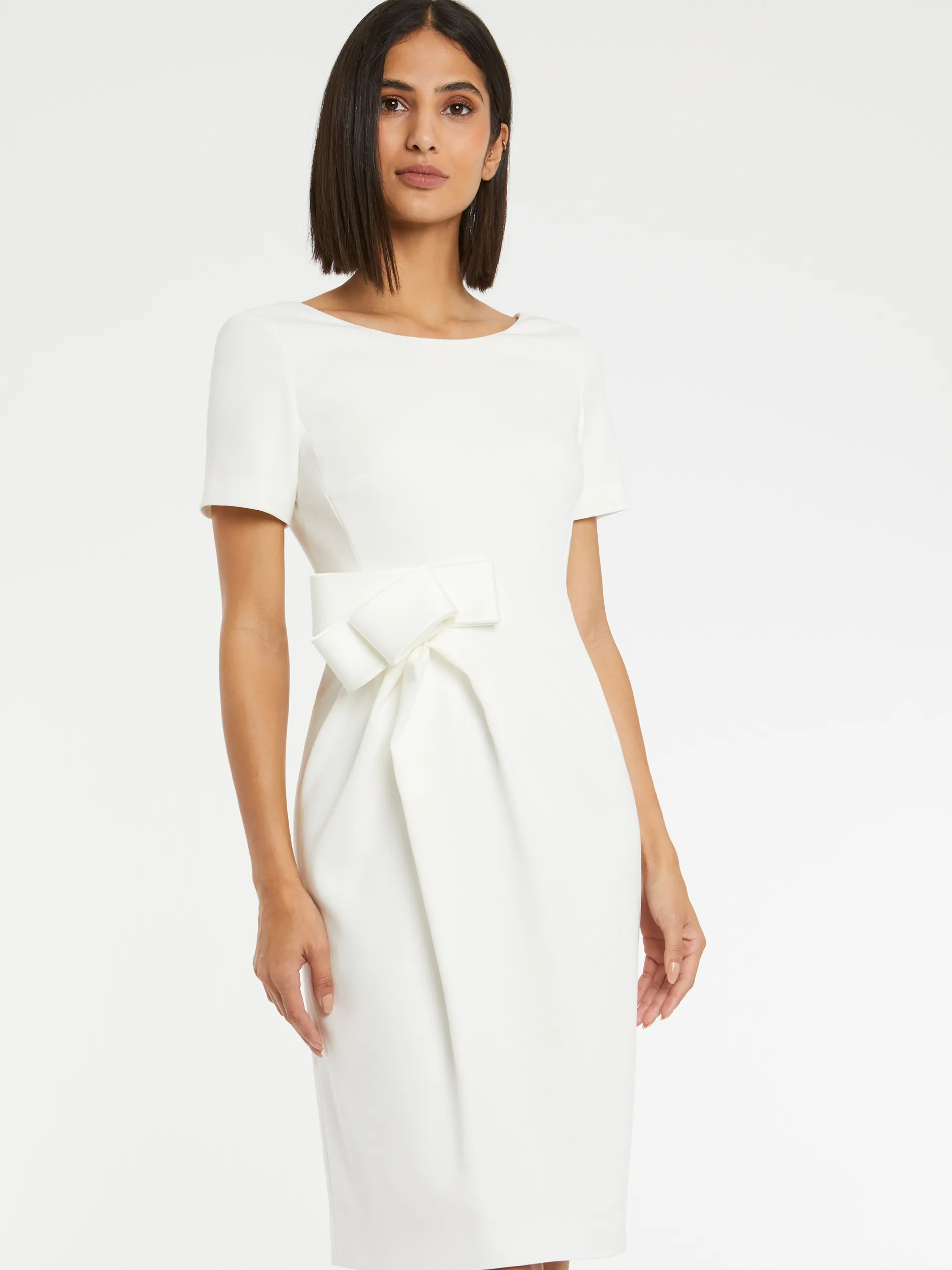 Paule Ka Robe A Noeud En Crepe Envers Satin<Femme Robes
