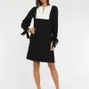 Paule Ka Robe A Plastron En Tissu Crepe<Femme Robes