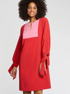 Paule Ka Robe A Plastron En Tissu Crepe<Femme Robes