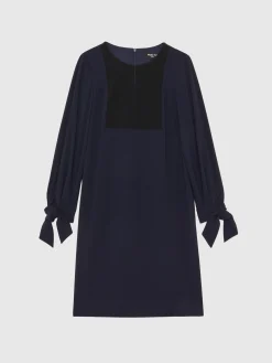 Paule Ka Robe A Plastron En Tissu Crepe<Femme Robes