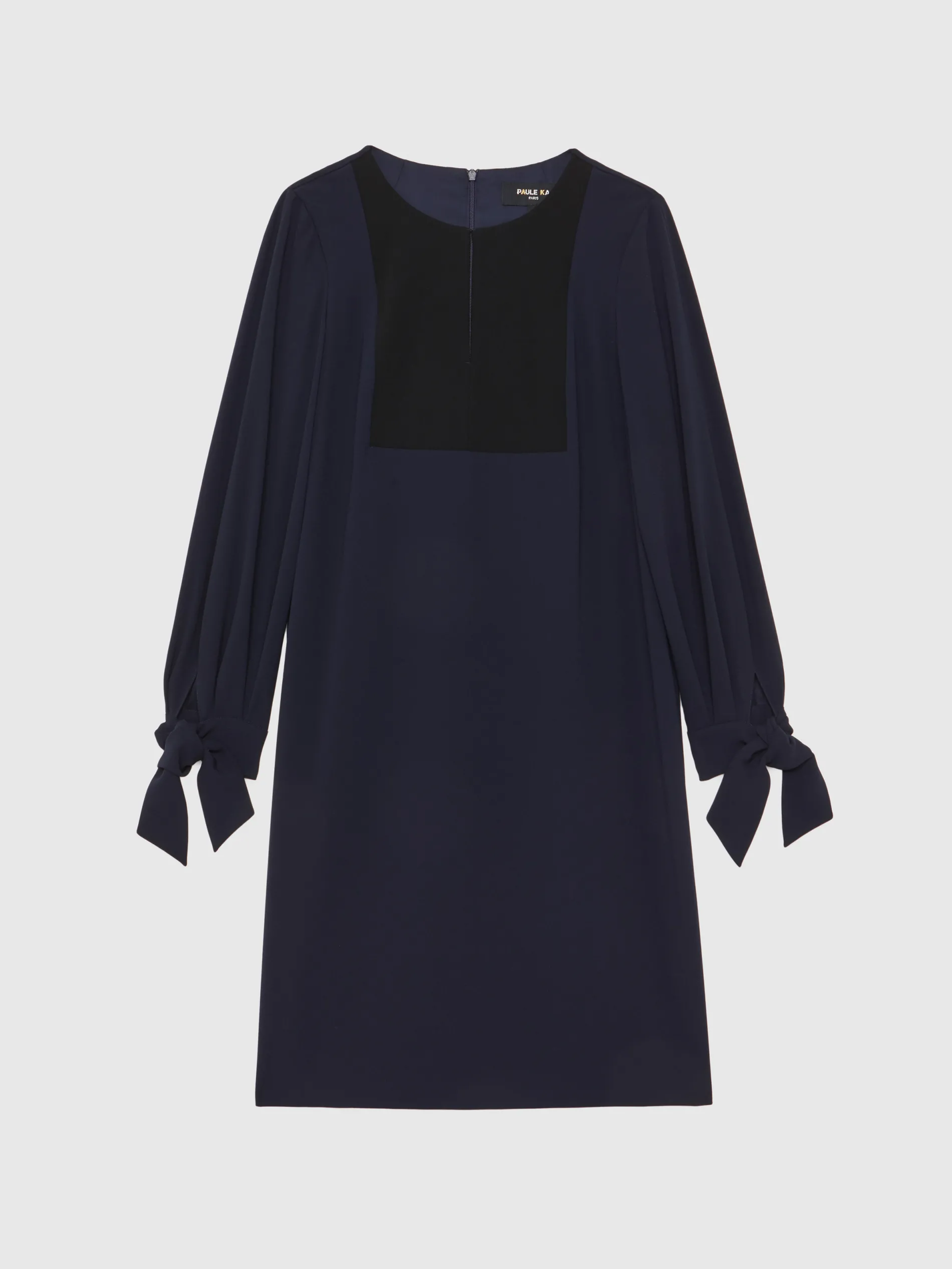 Paule Ka Robe A Plastron En Tissu Crepe<Femme Robes