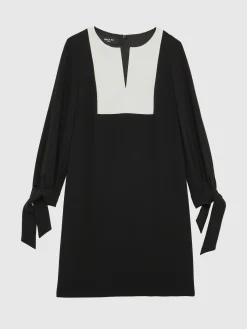 Paule Ka Robe A Plastron En Tissu Crepe<Femme Robes