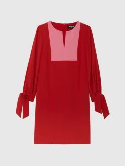 Paule Ka Robe A Plastron En Tissu Crepe<Femme Robes