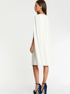 Paule Ka Robe Cape En Crepe Envers Satin<Femme Robes