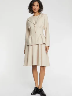 Paule Ka Robe Cintree En Flanelle<Femme Robes
